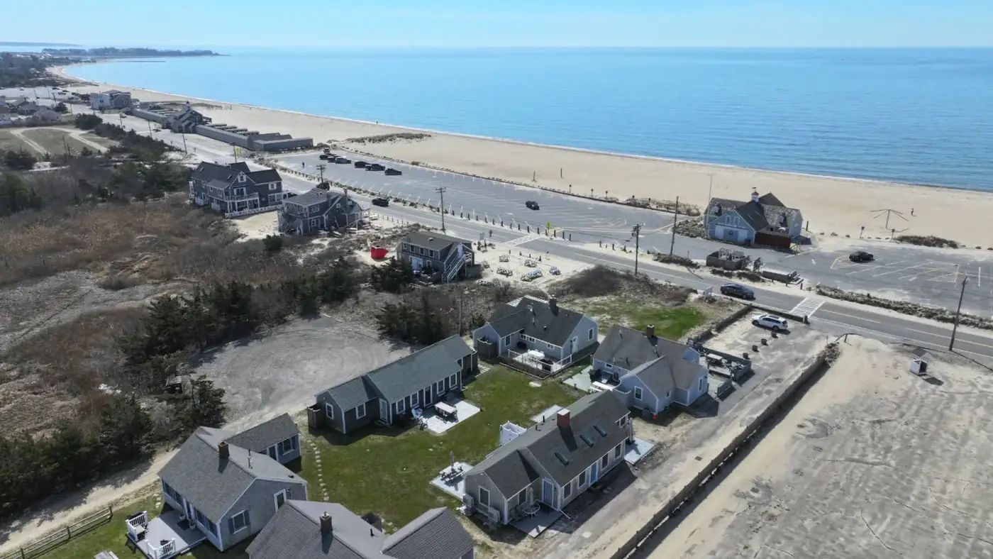 Aerial view of Craigville Beach