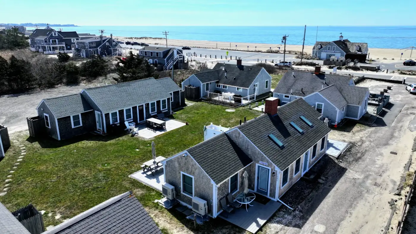 Property overview with ocean views