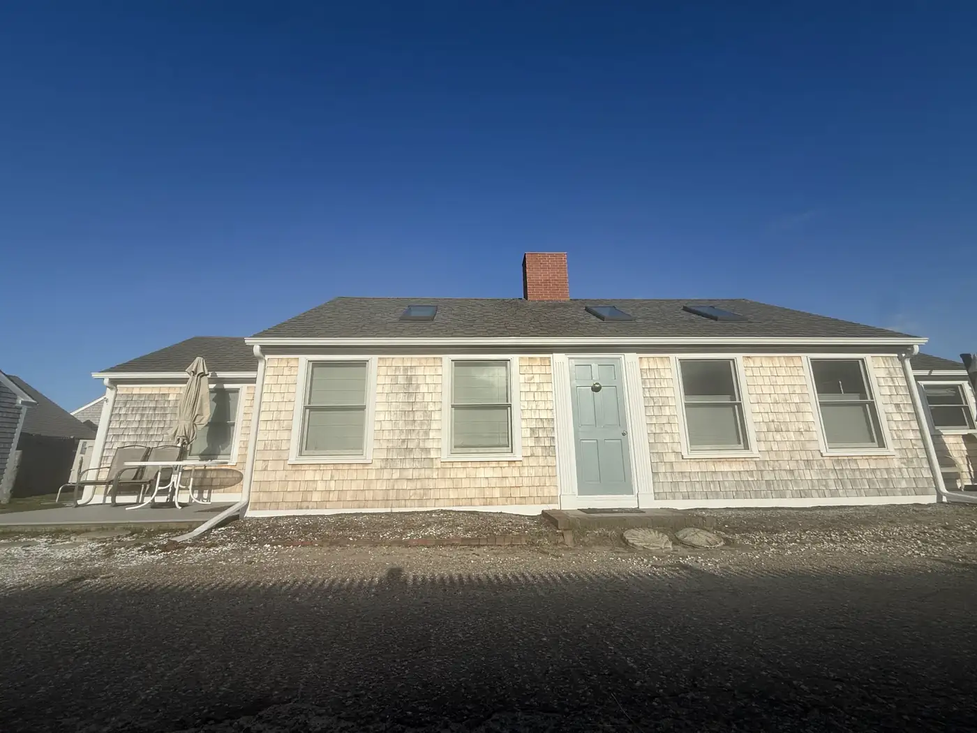 Back side of the cottage