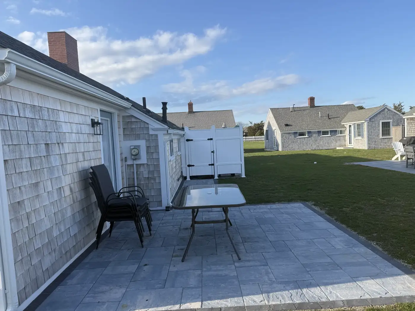 Patio and yard